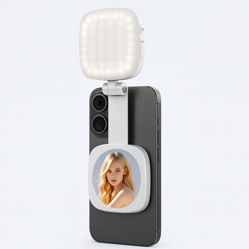 Da vida y brillo a tus fotos al instante- Luz Selfie Magnética Para Celulares