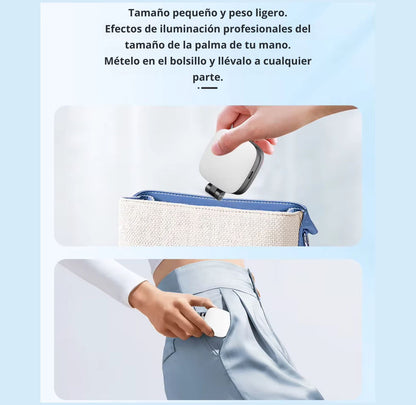 Da vida y brillo a tus fotos al instante- Luz Selfie Magnética Para Celulares
