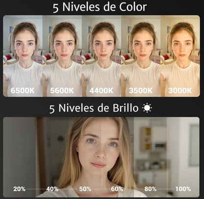 Da vida y brillo a tus fotos al instante- Luz Selfie Magnética Para Celulares